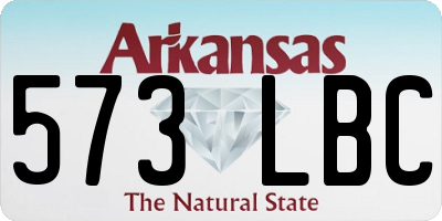 AR license plate 573LBC