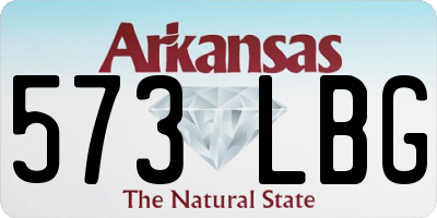AR license plate 573LBG