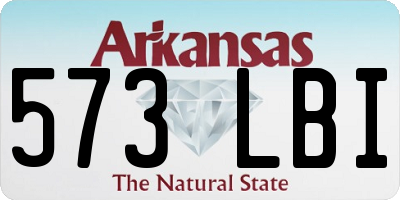 AR license plate 573LBI