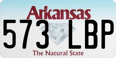 AR license plate 573LBP