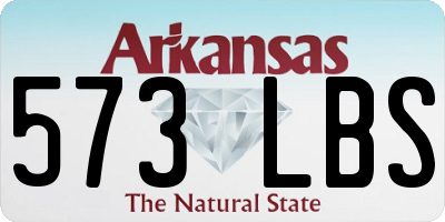 AR license plate 573LBS