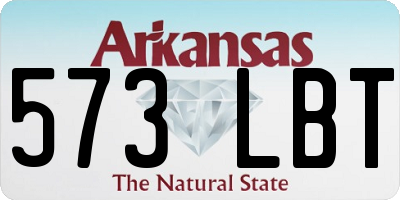 AR license plate 573LBT