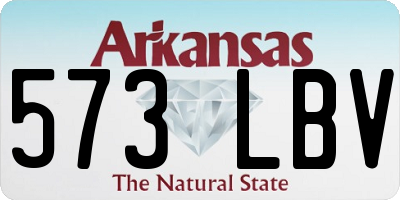 AR license plate 573LBV