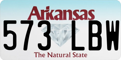 AR license plate 573LBW