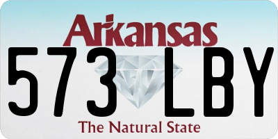 AR license plate 573LBY