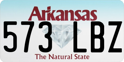 AR license plate 573LBZ