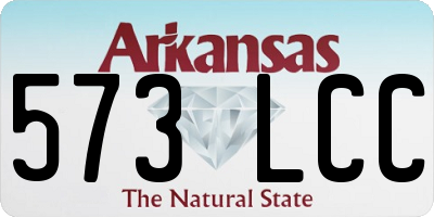 AR license plate 573LCC