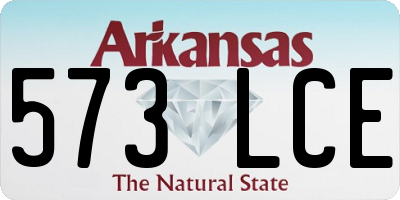 AR license plate 573LCE