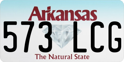 AR license plate 573LCG