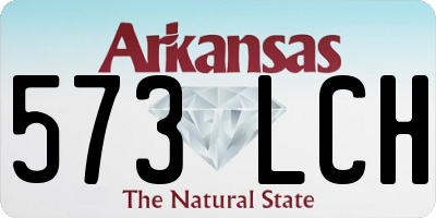 AR license plate 573LCH