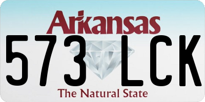 AR license plate 573LCK
