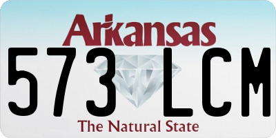 AR license plate 573LCM