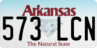 AR license plate 573LCN