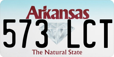 AR license plate 573LCT