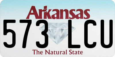 AR license plate 573LCU