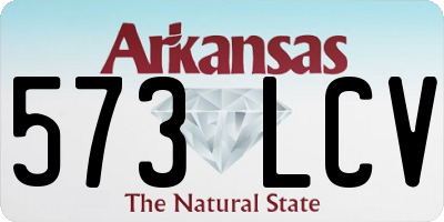 AR license plate 573LCV