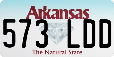 AR license plate 573LDD