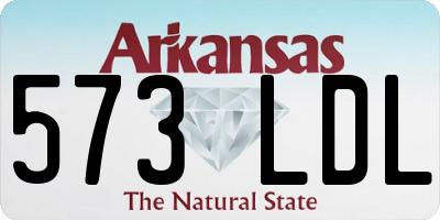 AR license plate 573LDL