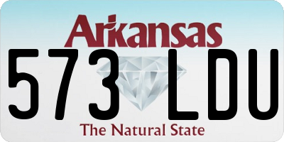AR license plate 573LDU