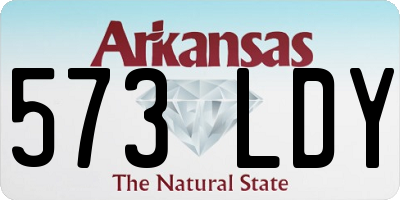 AR license plate 573LDY