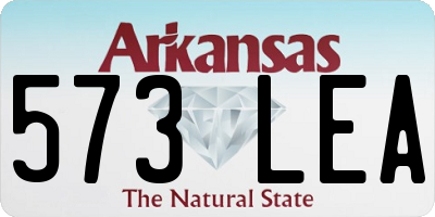 AR license plate 573LEA