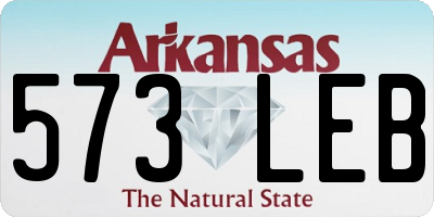 AR license plate 573LEB