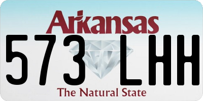 AR license plate 573LHH