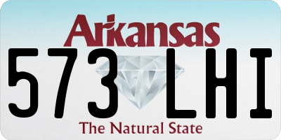 AR license plate 573LHI
