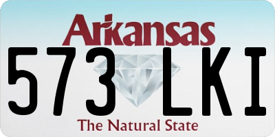 AR license plate 573LKI