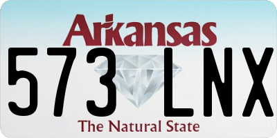 AR license plate 573LNX