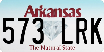 AR license plate 573LRK