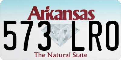 AR license plate 573LRO