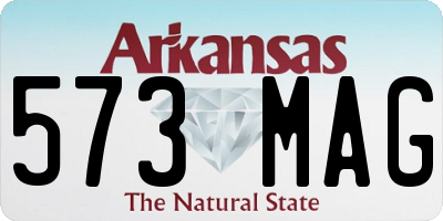 AR license plate 573MAG