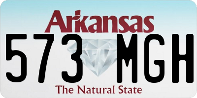AR license plate 573MGH