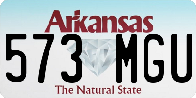 AR license plate 573MGU