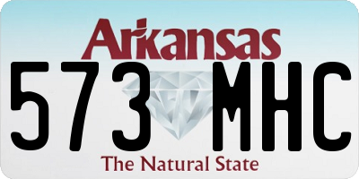 AR license plate 573MHC