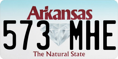 AR license plate 573MHE