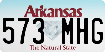 AR license plate 573MHG