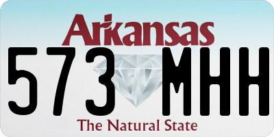AR license plate 573MHH