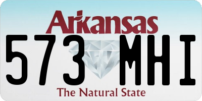 AR license plate 573MHI