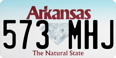 AR license plate 573MHJ
