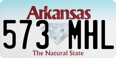 AR license plate 573MHL