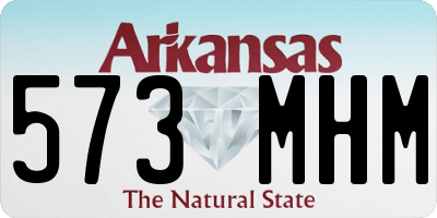 AR license plate 573MHM