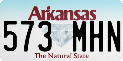 AR license plate 573MHN