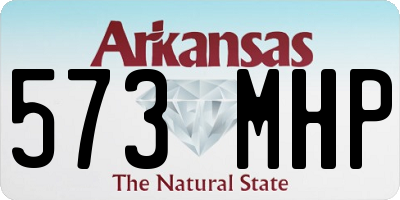 AR license plate 573MHP