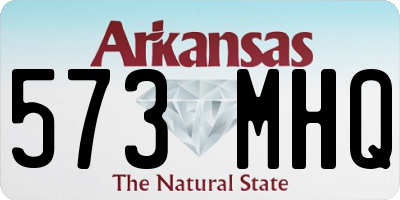 AR license plate 573MHQ