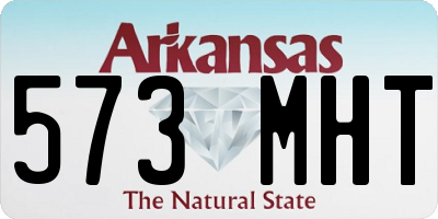 AR license plate 573MHT