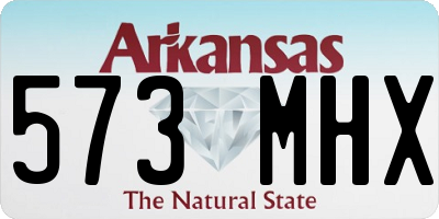 AR license plate 573MHX