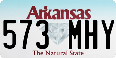AR license plate 573MHY