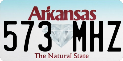AR license plate 573MHZ